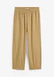 Pantalon 7/8 taille élastiquée en lin mélangé, bonprix