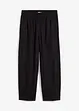 Pantalon 7/8 taille élastiquée en lin mélangé, bonprix
