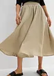 Jupe midi, taille élastiquée, bonprix