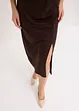 Asymmetrisches Jerseykleid mit Raffungen, bonprix