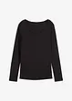T-shirt manches longues 100% coton à col rond, bonprix