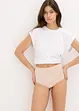 Culotte sculptante taille haute, maintien moyen, matière brillante, bonprix