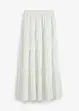 Jupe longue rayée, 100% coton, bonprix