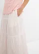 Jupe longue rayée, 100% coton, bonprix