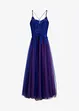Maxikleid aus zartem Tüll mit Spitze, bonprix