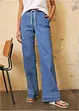 Wide Leg Jeans Mid Waist, Stretch, bonprix