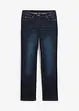 Jean droit taille mi-haute en toile de coton, bonprix