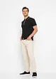 Piqué-Poloshirt mit Reißverschluss aus reiner Baumwolle, bonprix