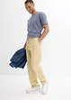 Pantalon chino en lin majoritaire avec taille extensible Regular, droit, bonprix