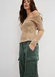 Pantalon cargo 100% coton, bonprix