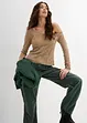 Pantalon cargo 100% coton, bonprix