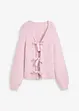 Wendestrickjacke mit Schleifen, bonprix