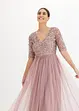 Maxikleid mit Paillettenstickerei, bonprix