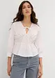 Blouse froncée avec des coutures élastiques, bonprix