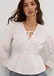 Blouse froncée avec des coutures élastiques, bonprix