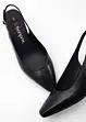 Sling Pumps aus Leder, bonprix