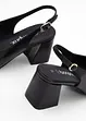 Sling Pumps aus Leder, bonprix