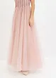 Maxikleid aus feinem Tüll mit Paillettenstickerei, bonprix
