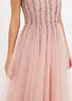 Maxikleid aus feinem Tüll mit Paillettenstickerei, bonprix