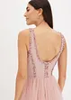 Maxikleid aus feinem Tüll mit Paillettenstickerei, bonprix