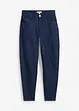 Jean barrel taille mi-haute, bonprix