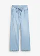 Jean large, taille mi-haute, ceinture, bonprix