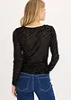 Langarmshirt mit leichter Transparenz, bonprix