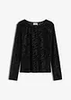 Langarmshirt mit leichter Transparenz, bonprix