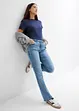 Jean droit taille mi-haute, bonprix