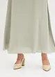 Robe longue avec empiècement dentelle, bonprix