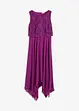 Premium Chiffonkleid mit Spitze, bonprix