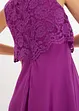 Premium Chiffonkleid mit Spitze, bonprix
