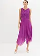 Premium Chiffonkleid mit Spitze, bonprix