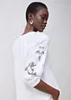Tunique 100% lin avec broderie anglaise, bonprix