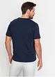 T-shirt col tunisien 100% coton, bonprix