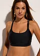 Bustier-Bikinioberteil mit gekreuzten Trägern, bonprix