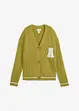 Oversize-Strickjacke mit Stickerei, bonprix