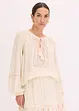 Oversized-Bluse mit Stickerei, bonprix