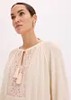 Oversized-Bluse mit Stickerei, bonprix