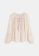 Oversized-Bluse mit Stickerei, bonprix