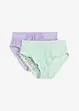 Lot de 2 slips Maxi avec dentelle, bonprix