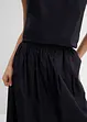 Jupe midi 100% coton, bonprix