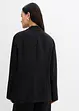 Blazer aus aus strukturiertem Crinkle-Viskose-Mix, bonprix