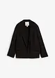 Blazer aus aus strukturiertem Crinkle-Viskose-Mix, bonprix