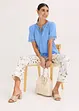 Shirt-Tunika mit Spitzenband, bonprix