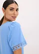 Shirt-Tunika mit Spitzenband, bonprix