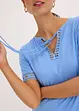 Shirt-Tunika mit Spitzenband, bonprix