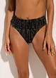 High waist Bikinihose mit hohem Beinausschnitt, bonprix