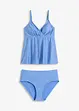Tankini (2-tlg.Set) aus glänzendem Material, bonprix