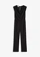 Jersey-Jumpsuit mit Schulterpolster, bonprix